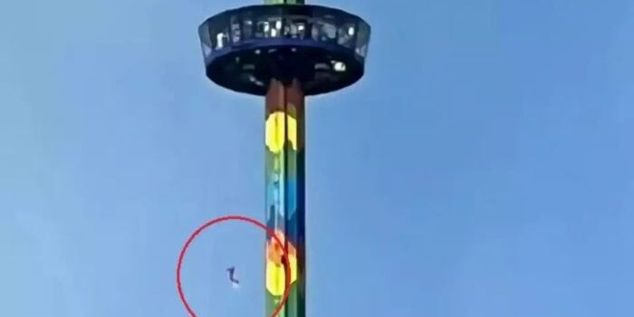 Turis Brasil Tersangkut di Ketinggian 61 Meter Wahana Super Gyro Tower 