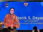 Arsip foto - Wakil Kepala BGN bidang Komunikasi Publik dan Investigasi Nanik Sudaryati Deyang saat memberi pengarahan kepada para kepala SPPG se-Kabupaten Banyuwangi, Jawa Timur, Sabtu (24/1/2026). FOTO : ANTARA/HO-BGN/am.