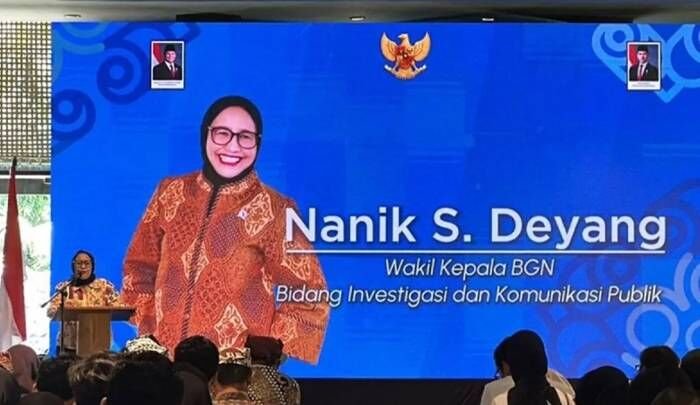 Arsip foto - Wakil Kepala BGN bidang Komunikasi Publik dan Investigasi Nanik Sudaryati Deyang saat memberi pengarahan kepada para kepala SPPG se-Kabupaten Banyuwangi, Jawa Timur, Sabtu (24/1/2026). FOTO : ANTARA/HO-BGN/am.