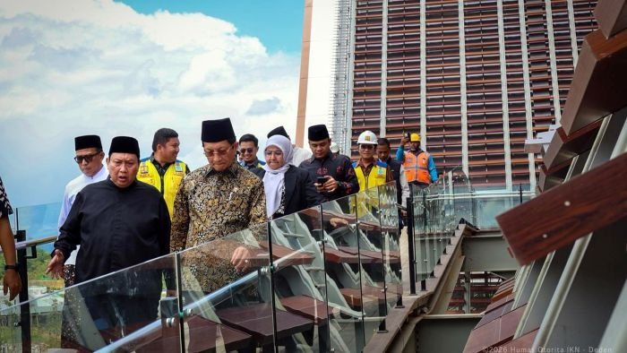 Kunjungan lapangan Menteri Agama RI, pada Jumat (20/02/2026). Foto: Humas Otorita IKN