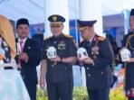 Kasdam VI/Mulawarman Brigjen TNI Andy Setyawan, S.Sos., M.I.P. mewakili Pangdam VI/Mlw menghadiri Upacara Peringatan Hari Jadi ke-129 Kota Balikpapan yang digelar di halaman Balai Kota, pada Selasa (10/2/2026). Foto: HO/Pendam VI/Mlw