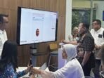 Acara pengetesan implementasi registrasi kartu SIM  XLSMART  (XL, AXIS dan SMARTFREN) dengan menggunakan teknologi biometrik pengenalan wajah di XL Center XLSMART Tower, Jakarta. Foto: HO/XLSMART