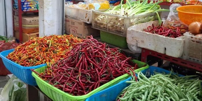 Cabai Rawit salah satu komoditas yang mengalami kenaikan harga. Foto: BorneoFlash/Niken Sulastri