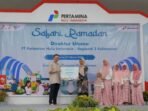 Direktur Utama PHI Sunaryanto beserta jajaran manajemen melakukan Safari Ramadan dan Management Walktrough (MWT) ke wilayah kerja di Kalimantan pada akhir Februari lalu. Foto: HO/PHI
