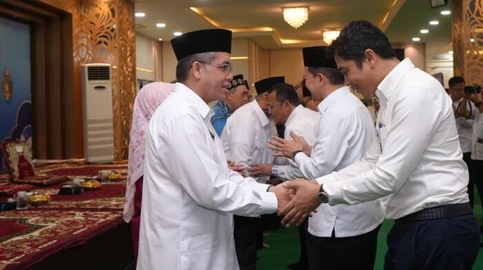 Halal Bihalal Kemnaker 2026 di Gedung Kemnaker, Jakarta, pada Senin (30/3/2026). Foto: HO/Biro Humas Kemnaker