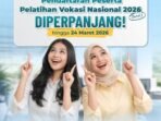 Kemnaker memperpanjang pendaftaran Program Pelatihan Vokasi Nasional Tahun 2026 Batch 1 hingga 24 Maret 2026. Foto: HO/Biro Humas Kemnaker