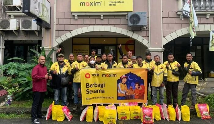 Maxim Kaltim menghadirkan berbagai program berbagi sebagai wujud kepedulian nyata perusahaan terhadap kesejahteraan mitra pengemudi. Foto: HO/Maxim