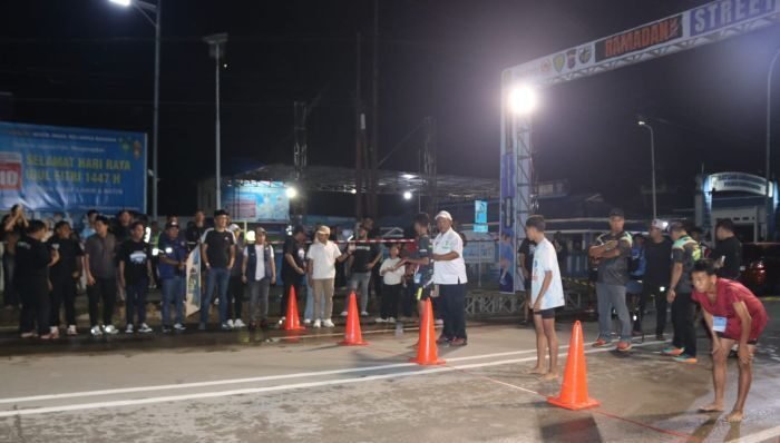 Pembukaan KNPI Kutim Street Run Ramadhan Feast 2026, pada Minggu (08/03/2026). Foto: BorneoFlash/Ist