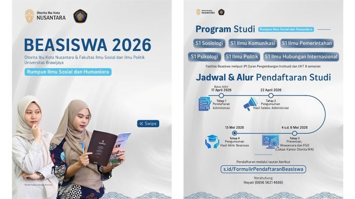 Pembukaan program beasiswa bagi masyarakat delineasi IKN untuk calon peserta di Fakultas Pertanian Universitas Brawijaya. Foto: HO/Humas Otorita IKN