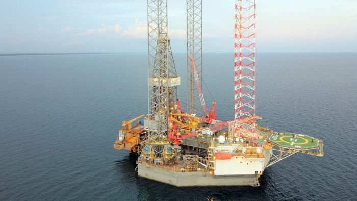 Pengeboran dua sumur sisipan (infill) di Lapangan Kerindingan, lepas pantai Selat Makassar, Kalimantan Timur, sejak Februari hingga Maret 2026 oleh PHKT. Foto: HO/PHKT