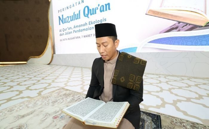 Peringatan Nuzulul Quran tingkat nasional di Masjid Negara IKN, pada Sabtu (7/3/2026). Foto: HO/Humas Otorita IKN