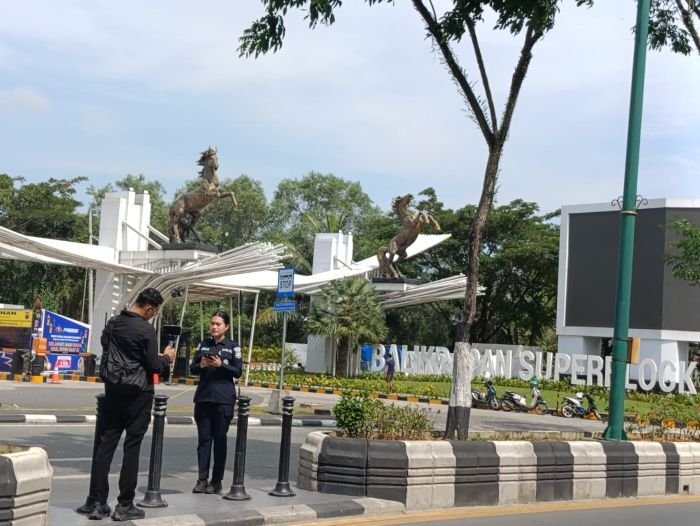 Satgas Humas Ops Ketupat Mahakam 2026 Laksanakan Live Report di Mall BSB