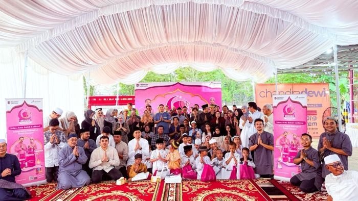 PT Pertamina Patra Niaga Regional Kalimantan saat menggelar Berbuka dengan Usaha Kecil dan Komunitas (BEDUK) Ramadan di Gudang Agen NPSO Sinar Prima Karunia, Balikpapan, pada Sabtu (7/3/2026). Foto:HO/Pertamina Patra Niaga
