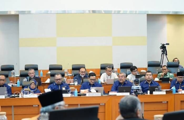 Rapat kerja Badan Pengelola Keuangan Haji (BPKH) dengan Komisi VIII DPR RI. FOTO : ANTARA/HO-BPKH