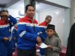 Safari Ramadan PT Pertamina Patra Niaga RU Balikpapan di Masjid Al-Hikmah, Desa Girimukti, Kabupaten Penajam Paser Utara (PPU), Kalimantan Timur (Kaltim), pada Jumat (13/3/2026). Foto: HO/Pertamina Patra Niaga RU Balikpapan