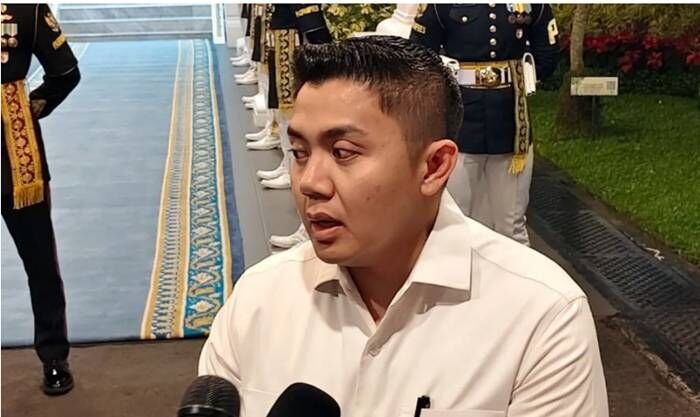 Sekretaris Kabinet (Seskab) Teddy Indra Wijaya ditemui di Istana Merdeka, Jakarta, Selasa (3/3/2026). FOTO: ANTARA/Fathur Rochman