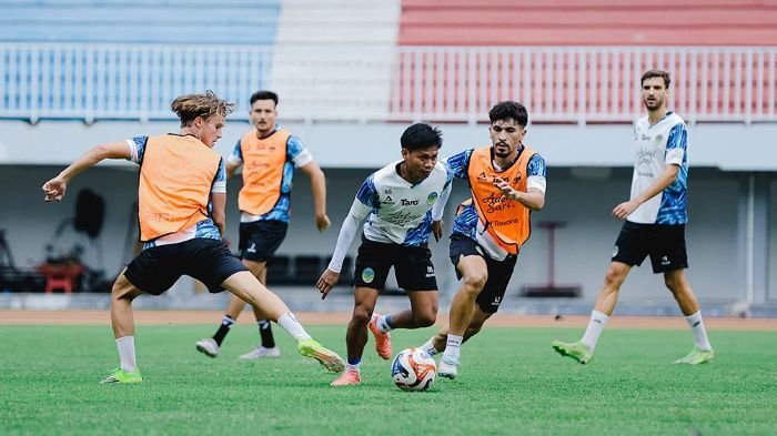 Skuad berjuluk Laskar Mataram Saat Menggelar Latihan. Foto: HO/ileague.id