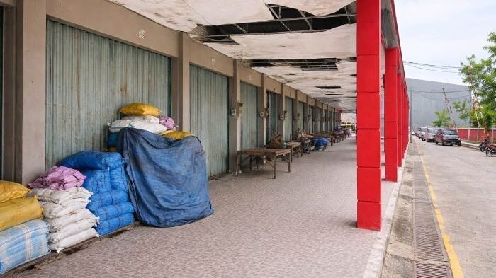 Suasana Pasar Mangkurawang di Kecamatan Tenggarong. Foto: BorneoFlash/Ernita Sriana