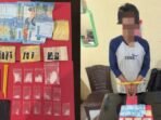 Tersangka dan Barang Bukti yang berhasil diamankan jajaran Polsek Balikpapan Timur. Foto: BorneoFlash/Ist