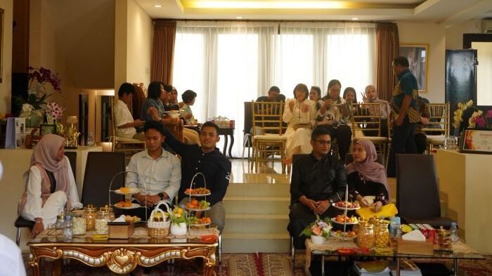 Wakil Wali Kota Balikpapan, H. Bagus Susetyo saat menggelar halal bihalal, di Rumah Jabatan Wakil Wali Kota, pada Sabtu (21/3/2026). Foto: BorneoFlash/Ardian