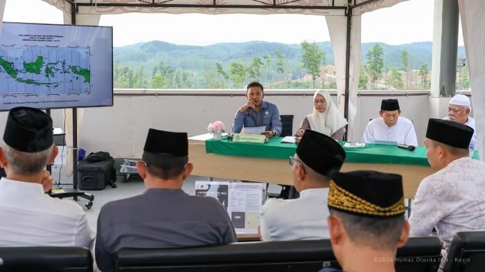 Otorita IKN bersama tim dari Kantor Wilayah Kementerian Agama Provinsi Kalimantan Timur dan Badan Meteorologi, Klimatologi, dan Geofisika (BMKG) melaksanakan pemantauan hilal dalam penentuan 1 Syawal 1447 H, di KIPP Nusantara, pada Kamis (19/3/2026). Foto: HO/Humas Otorita IKN